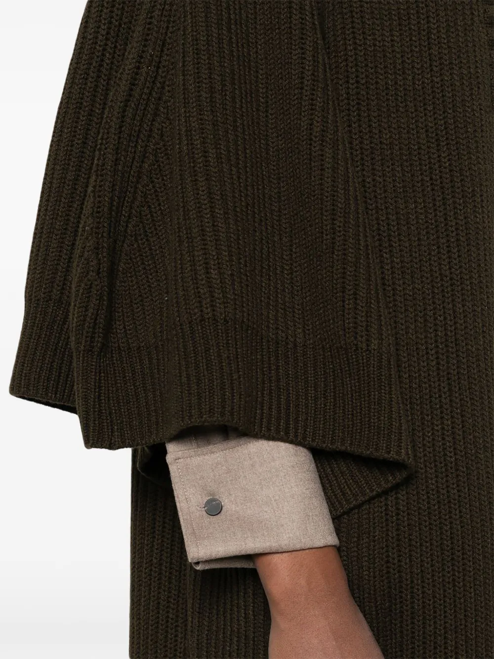 Max Mara Vestjas met cropped mouwen Groen