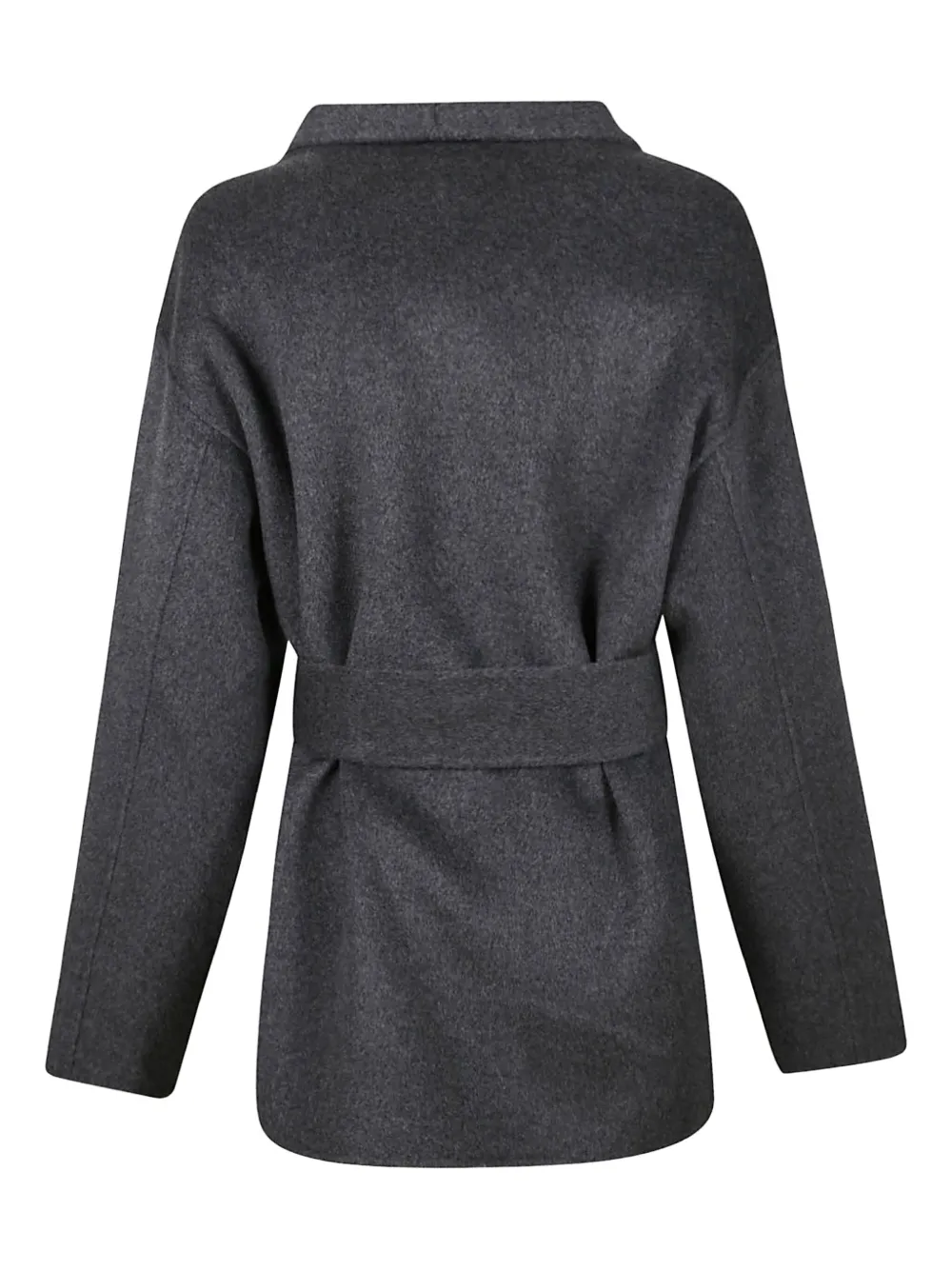 Almada Label Belted Jacket In Black