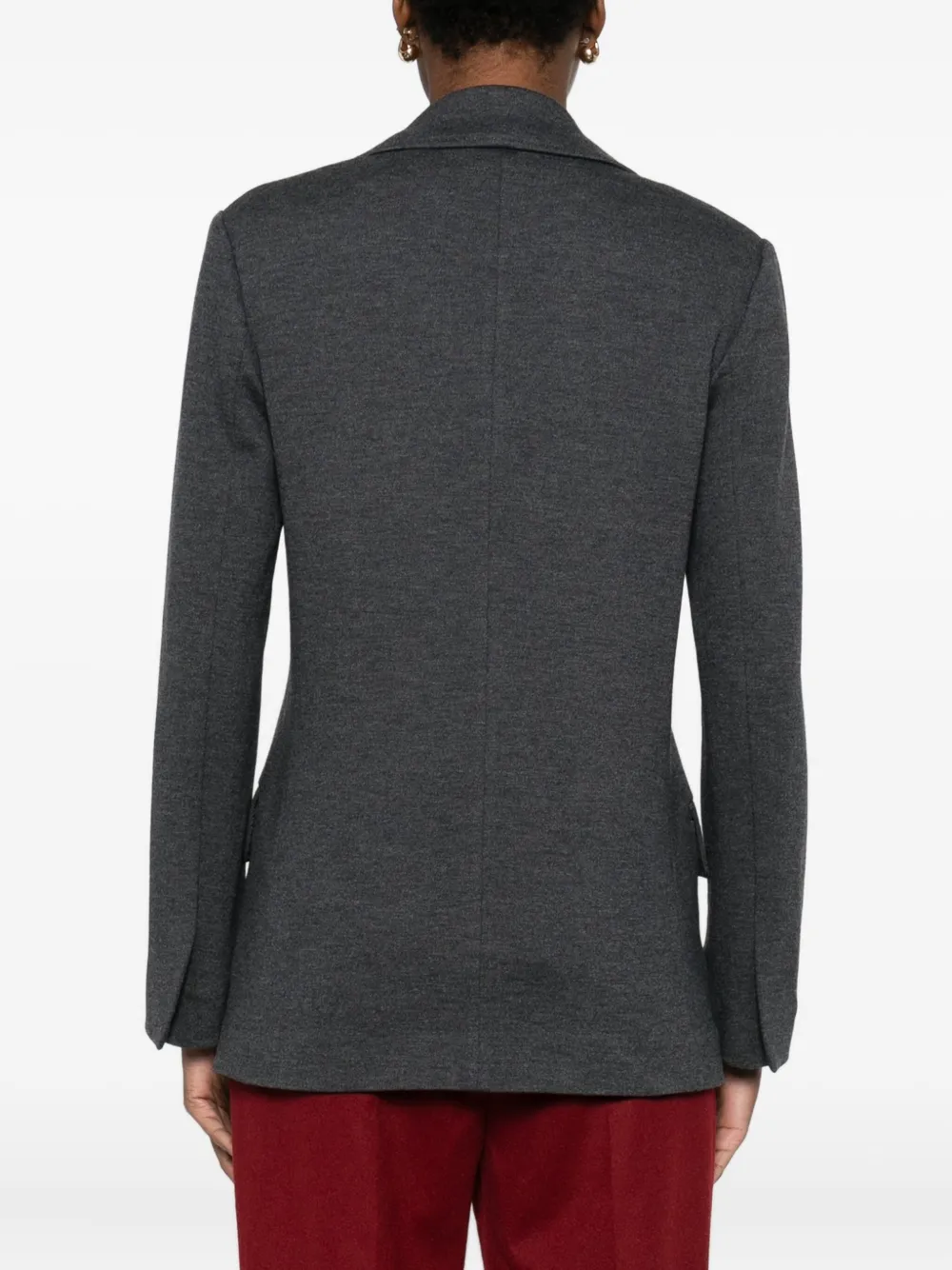 'S Max Mara Blazer met dubbele rij knopen Grijs