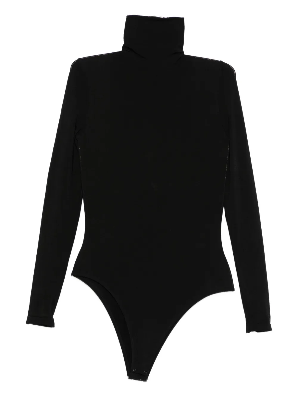 Wolford Roll-neck Bodysuit In Black