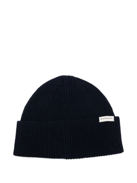 ANERKJENDT ribbed wool beanie