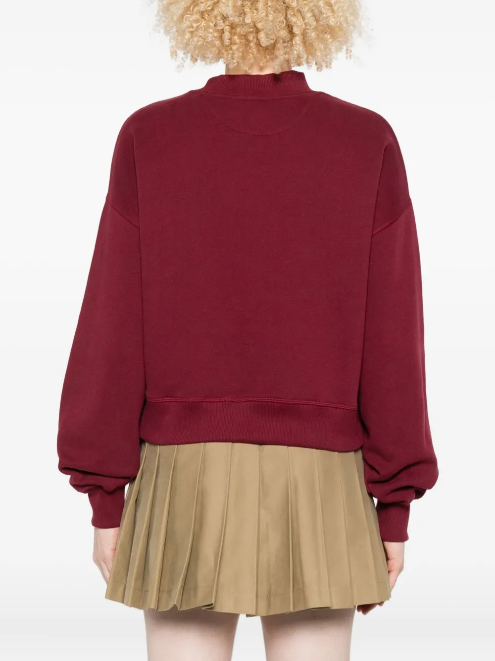 The New Society Graphic-print Sweatshirt In Red