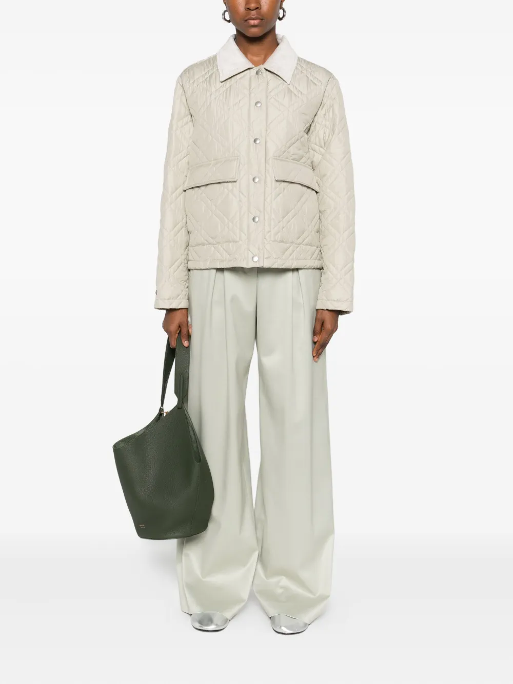 Peserico quilted flap-pocket jacket | Down Jackets | Image 2