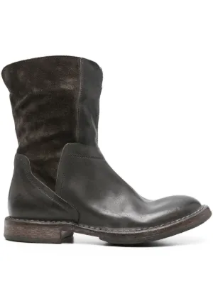 Moma zip-detail Slouch Ankle Boots | Black | FARFETCH