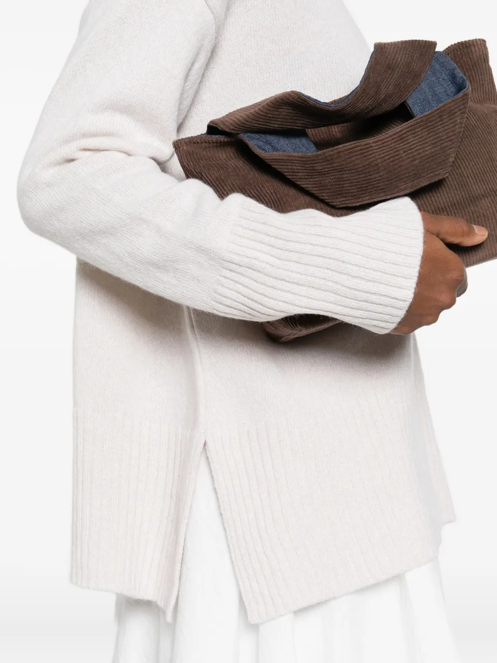 The New Society Cashmere-blend Jumper In White