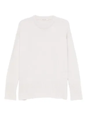 Helmut Lang カットアウト ファインニットセーター | ホワイト