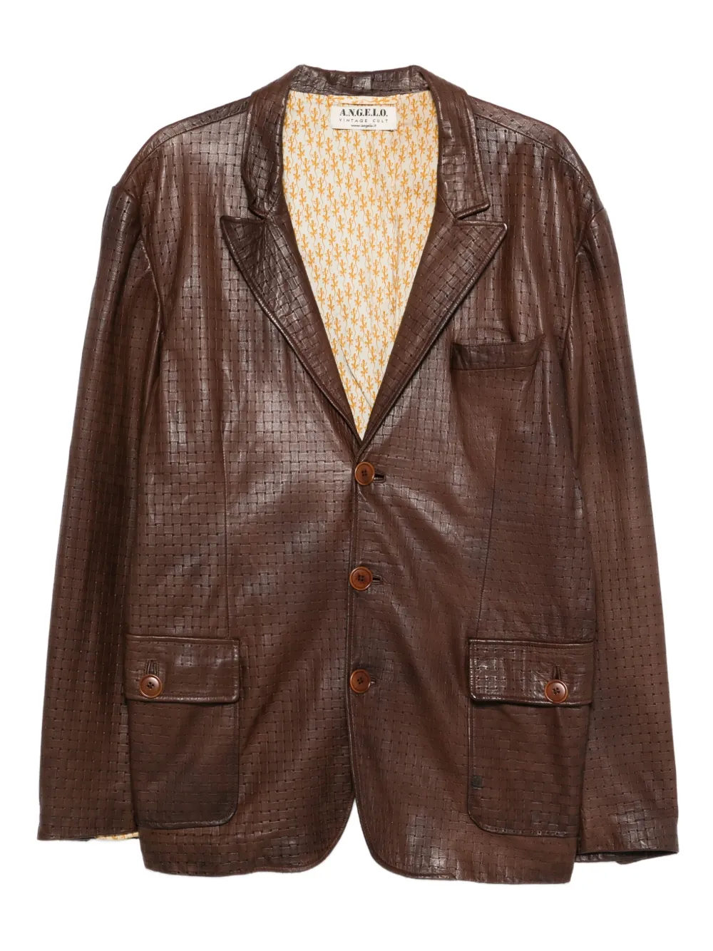 A.N.G.E.L.O. Vintage Cult 1990s レザージャケット - ブラウン