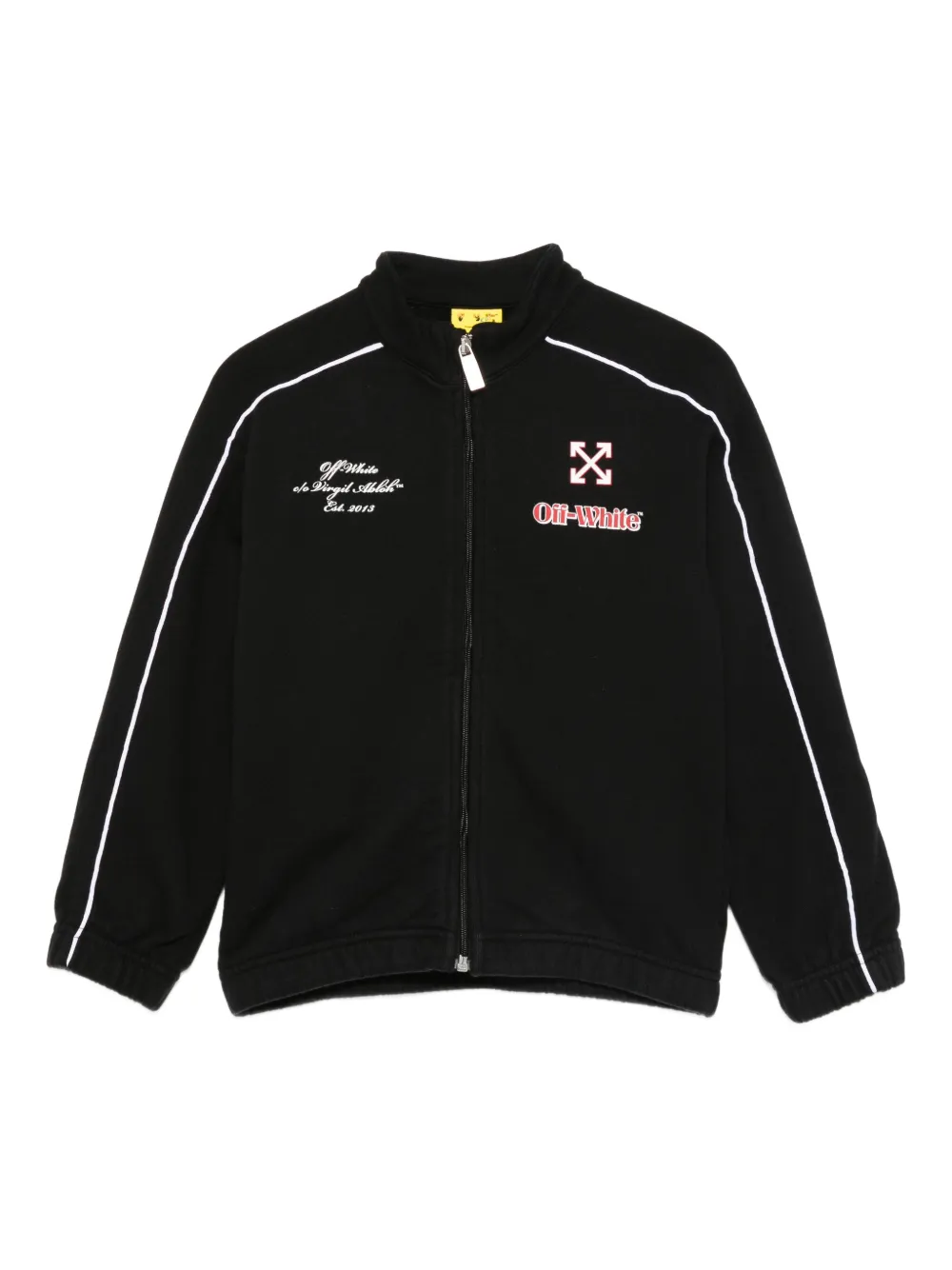 Off-White Kids سويت شيرت بسحاب | أسود | Image 1