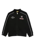 Off-White Kids zip-up sweatshirt - Black