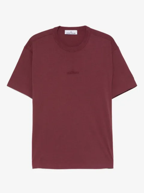 Stone Island logo-embroidered T-shirt