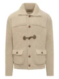 RAKKI waffle-knit toggle jacket - Neutrals