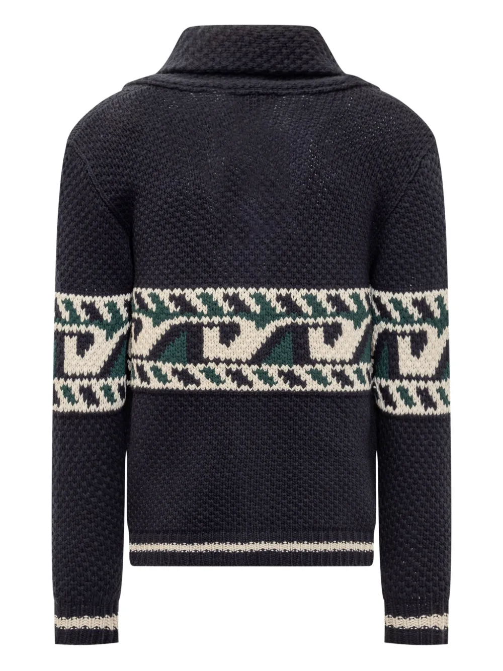 RAKKI Rakki shawl-collar jacquard cardigan | Cardigans | Image 2