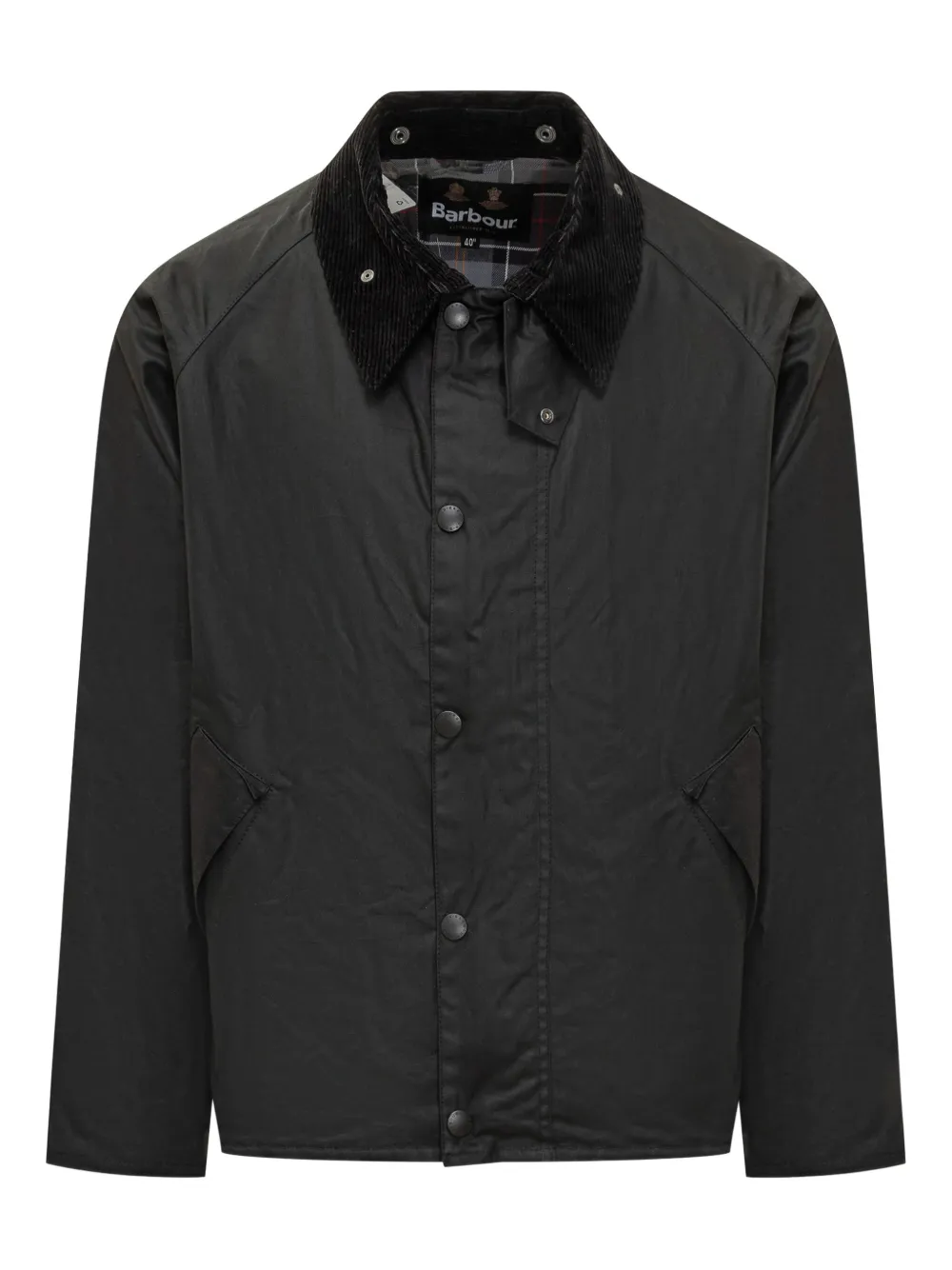 Barbour corduroy-collar jacket | Black | Image 1