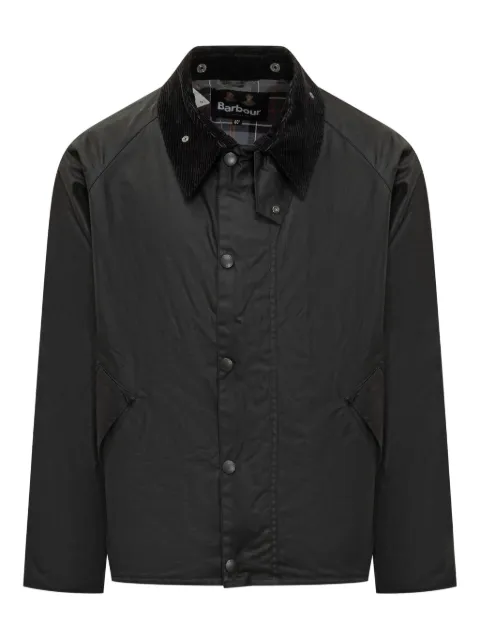 Barbour corduroy-collar jacket