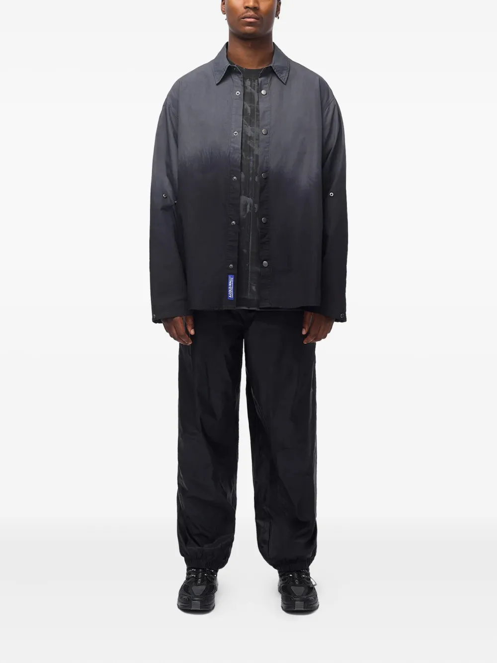 A-COLD-WALL* Katoenen T-shirt met ombré-effect - Grijs