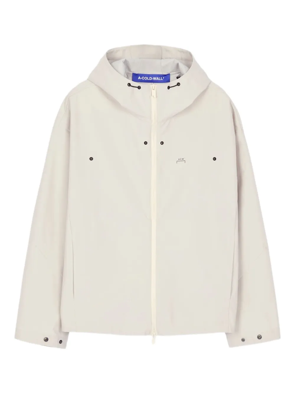 A-COLD-WALL* Balfron hooded zip-front jacket | Neutrals | Image 1
