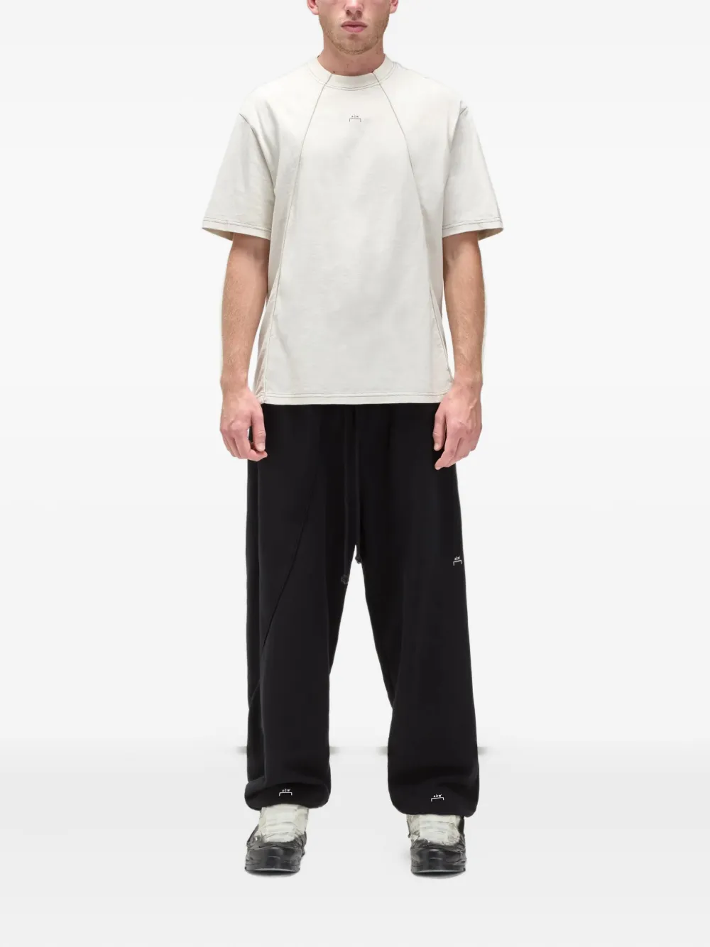 A-COLD-WALL* T-shirt met vlakken - Beige