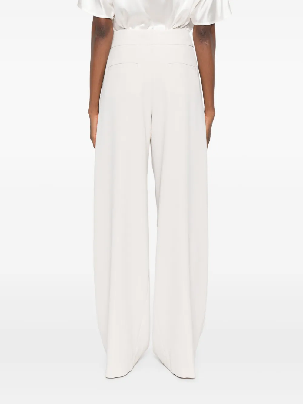 Peserico Broek met geplooide voorkant Beige