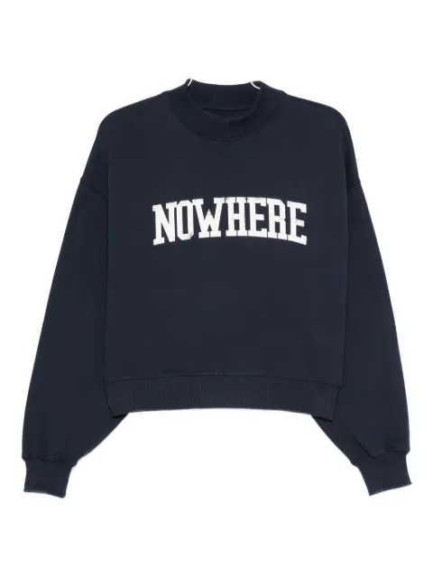 THE NEW SOCIETY slogan-print sweatshirt