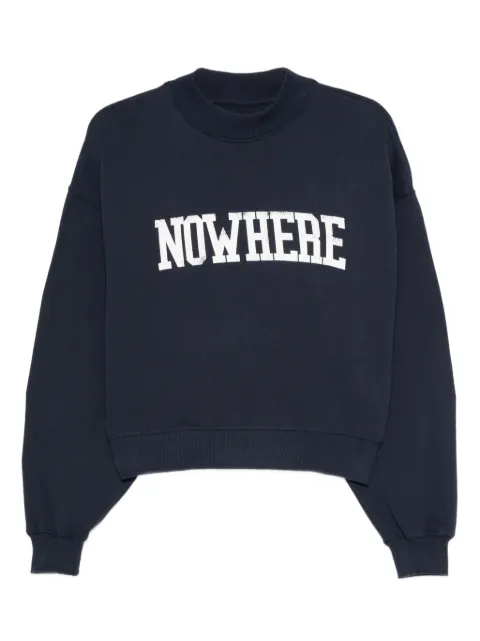 THE NEW SOCIETY slogan-print sweatshirt