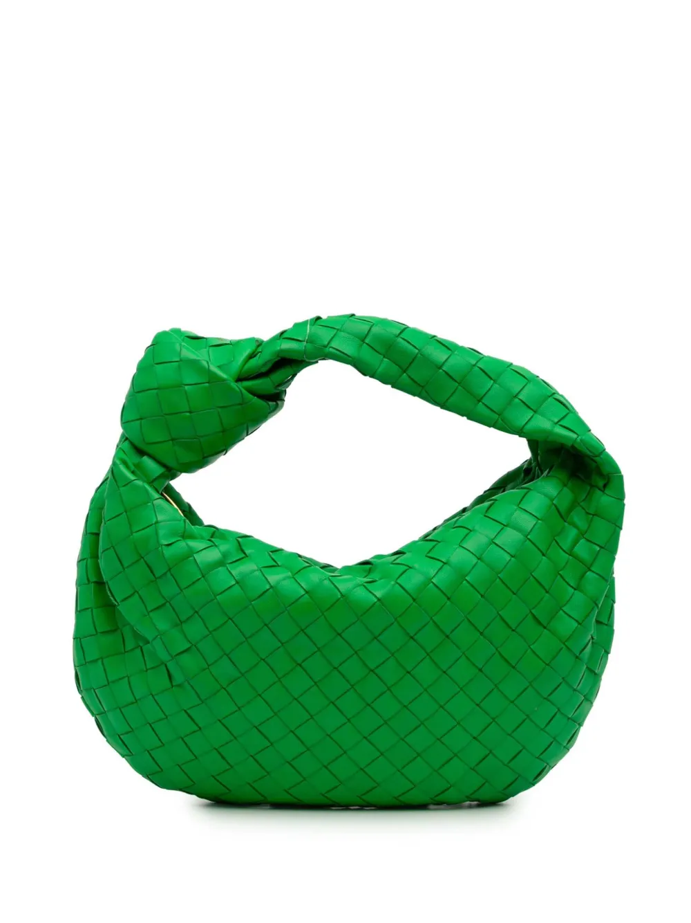 Bottega Veneta Pre-Owned 2012-2025 Teen Nappa Intrecciato Jodie hobo bag | Green | Image 1