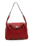 Hermès Pre-Owned 2008 Clemence Lindy 30 shoulder bag - Red