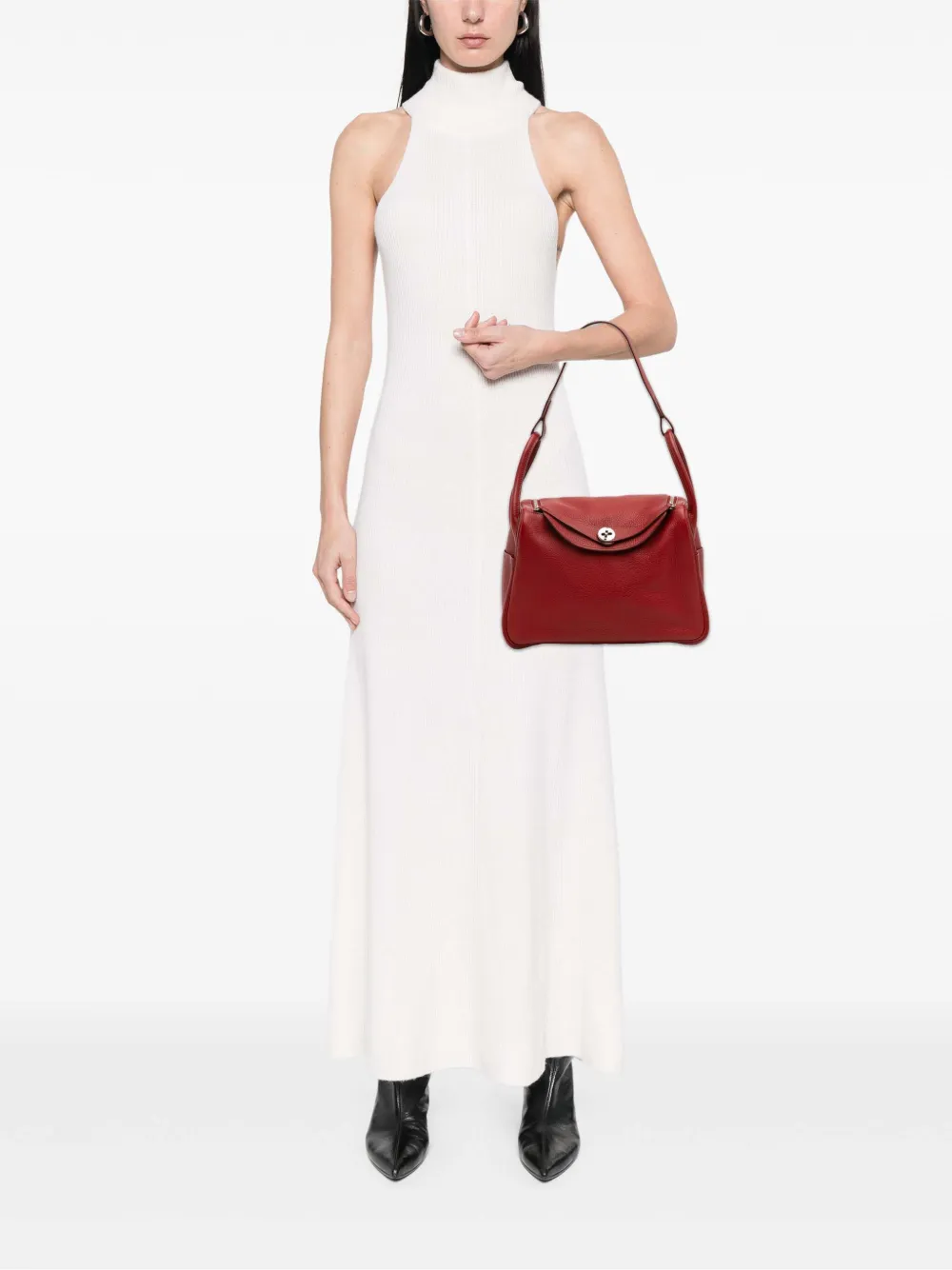 Hermès Pre-Owned 2008 Clemence Lindy 30 shoulder bag | Pre-Owned | Image 2