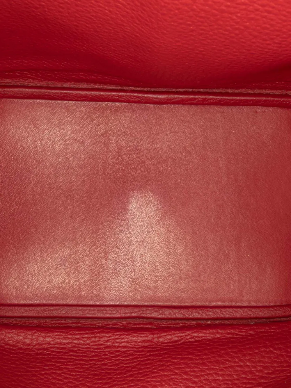 Pre-owned Hermes 2008 Clemence Lindy 30 Shoulder Bag In Red