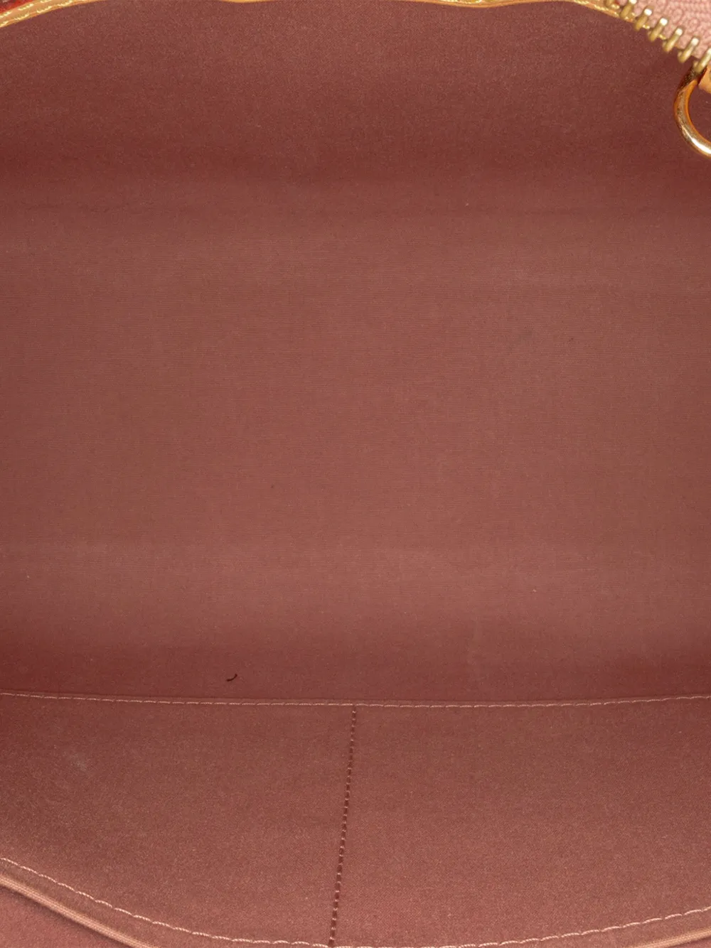 Pre-owned Louis Vuitton 2012 Monogram Vernis Brea Mm Satchel In Brown