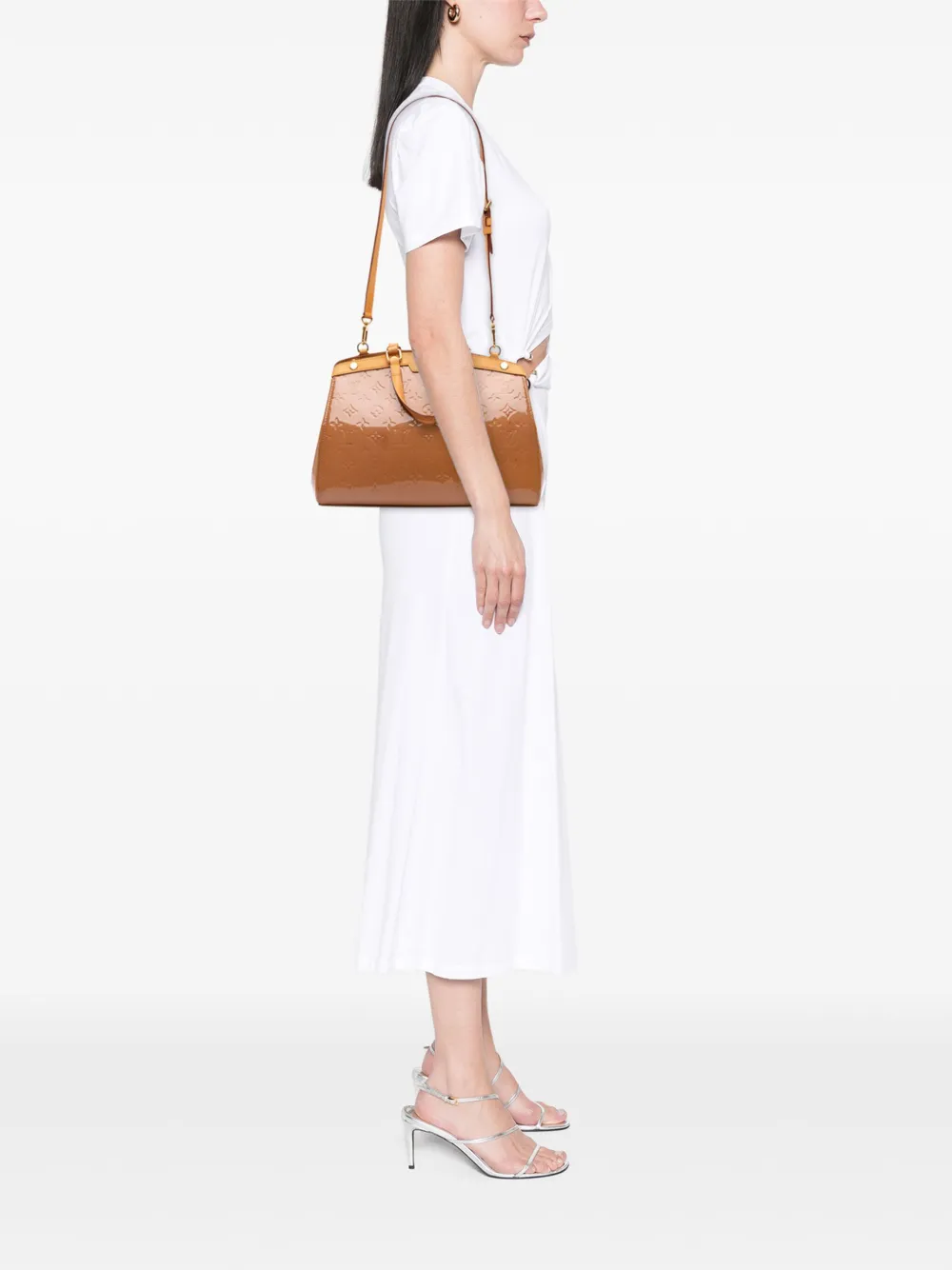Louis Vuitton Pre-Owned 2012 Monogram Vernis Brea MM satchel | Pre-Owned | Image 2