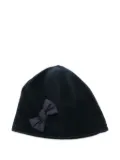Il Gufo bow-embellished beanie hat - Blue