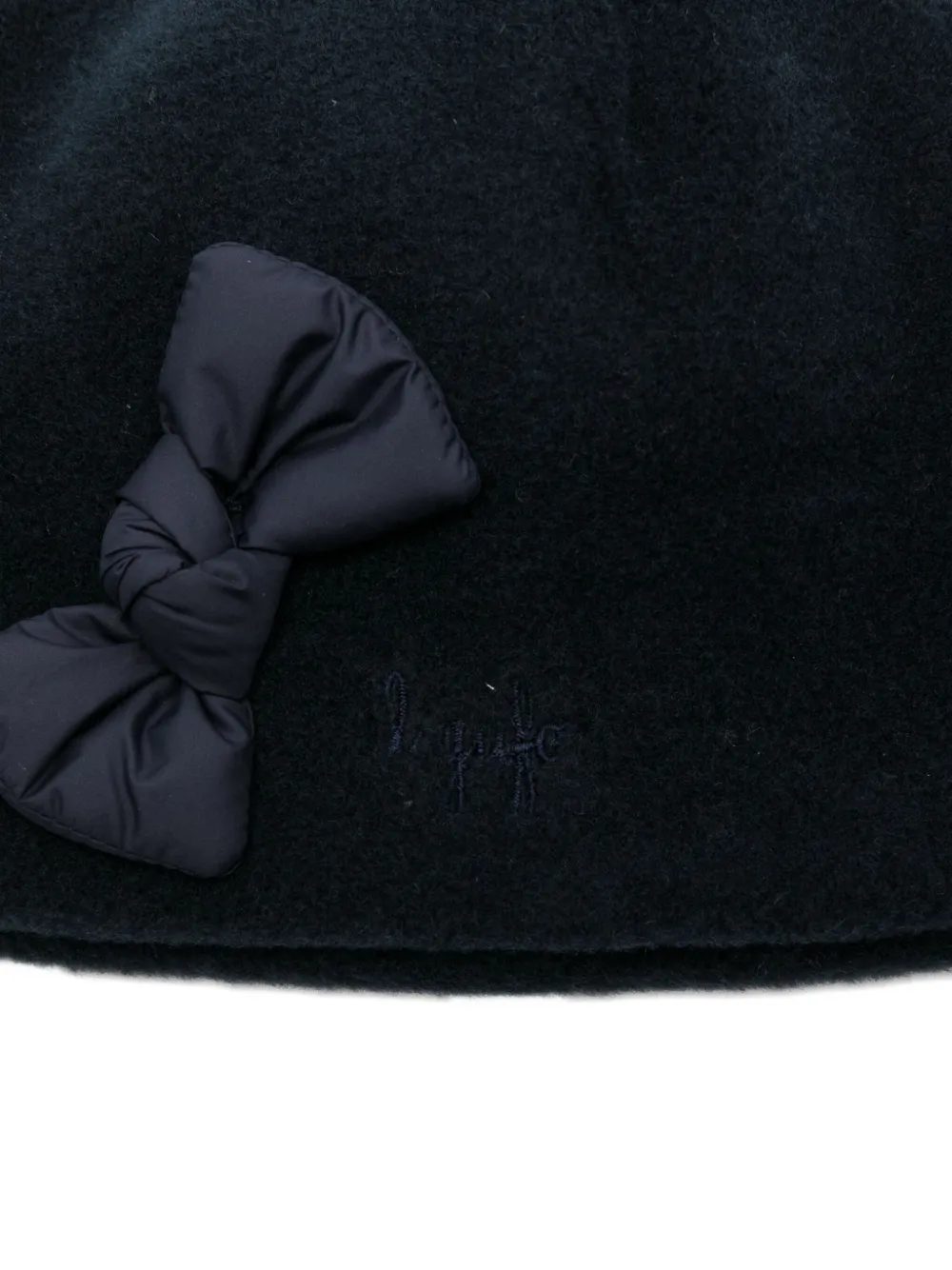 Il Gufo Muts met strik Blauw