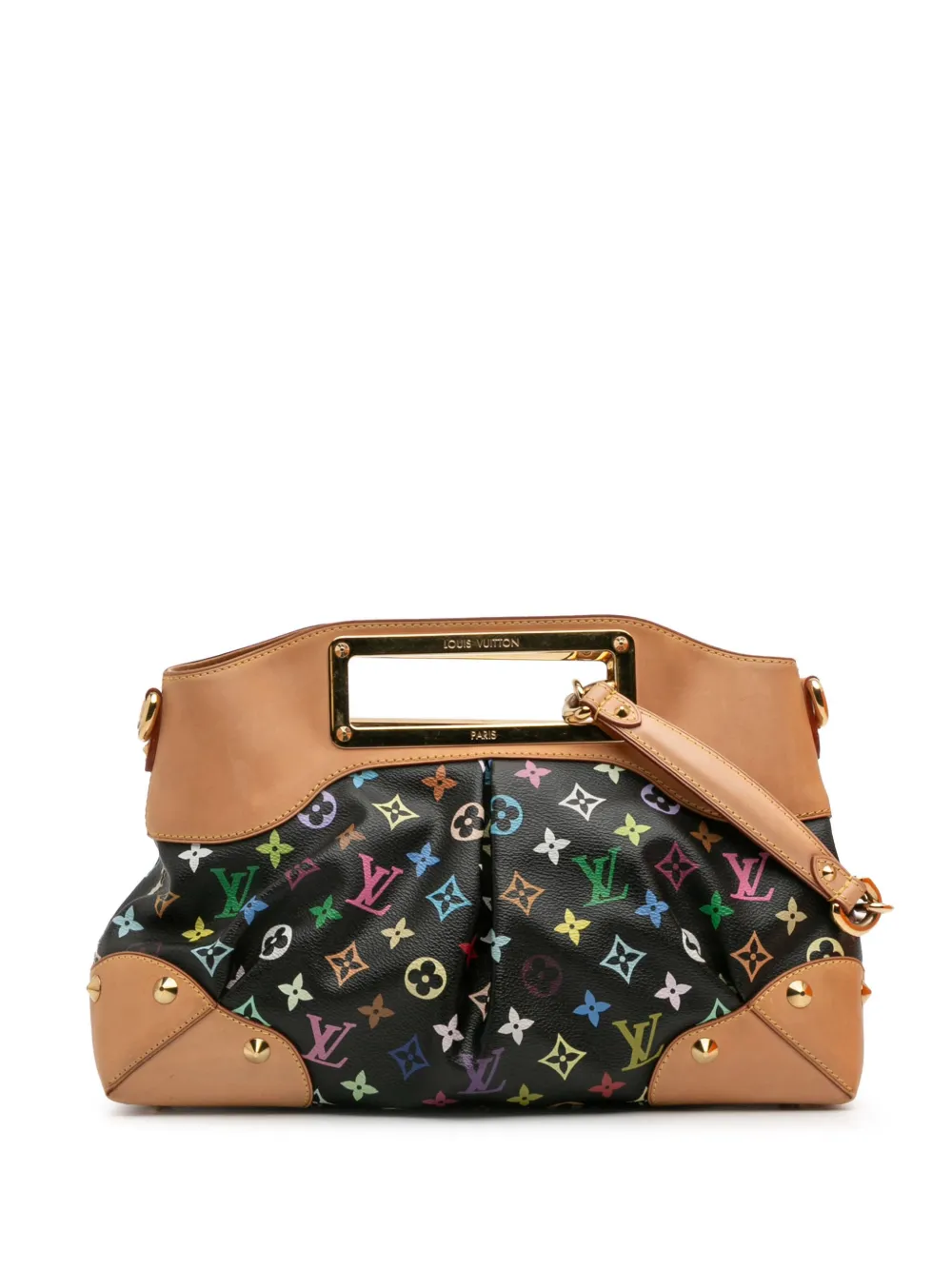 Louis Vuitton Pre-Owned 2011 Monogram Multicolore Judy MM satchel | Black | Image 1