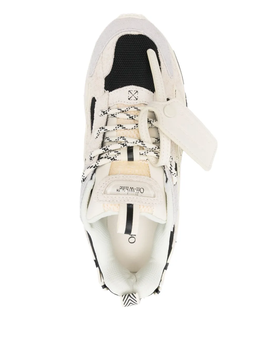 Off-White Sneakers met Arrow-applicatie Beige