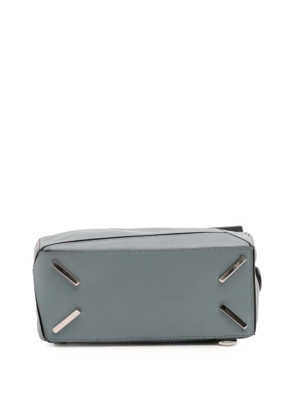 Pre-owned Loewe 2017 Small Calfskin Puzzle Satchel In Blue