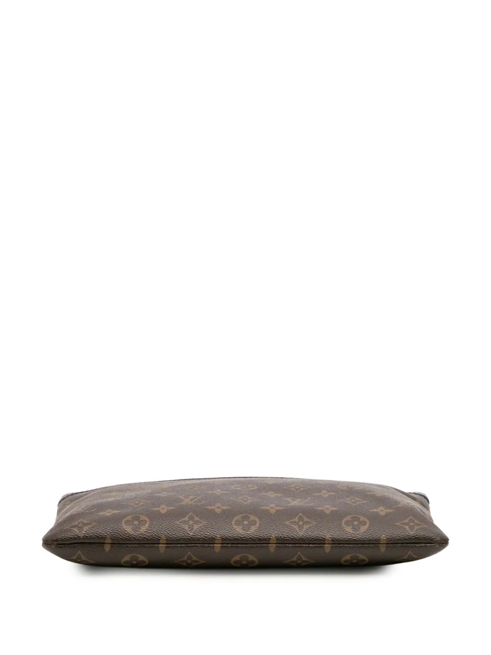 Pre-owned Louis Vuitton 2018 Monogram Daily Pouch Clutch Bag In Black