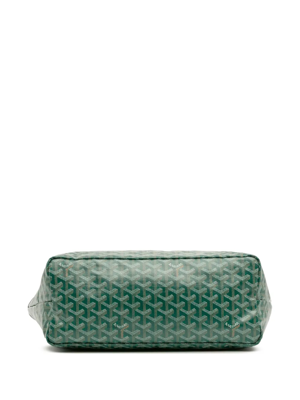 Pre-owned Goyard 2019 Ine Saint Louis Pm Tote Bag In Green