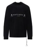 Mastermind Japan skull-embellished long-sleeve T-shirt - Black