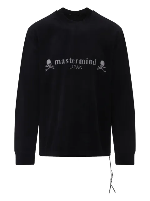 Mastermind Japan تيشيرت بأكمام طويلة وبزينة بجمجمة