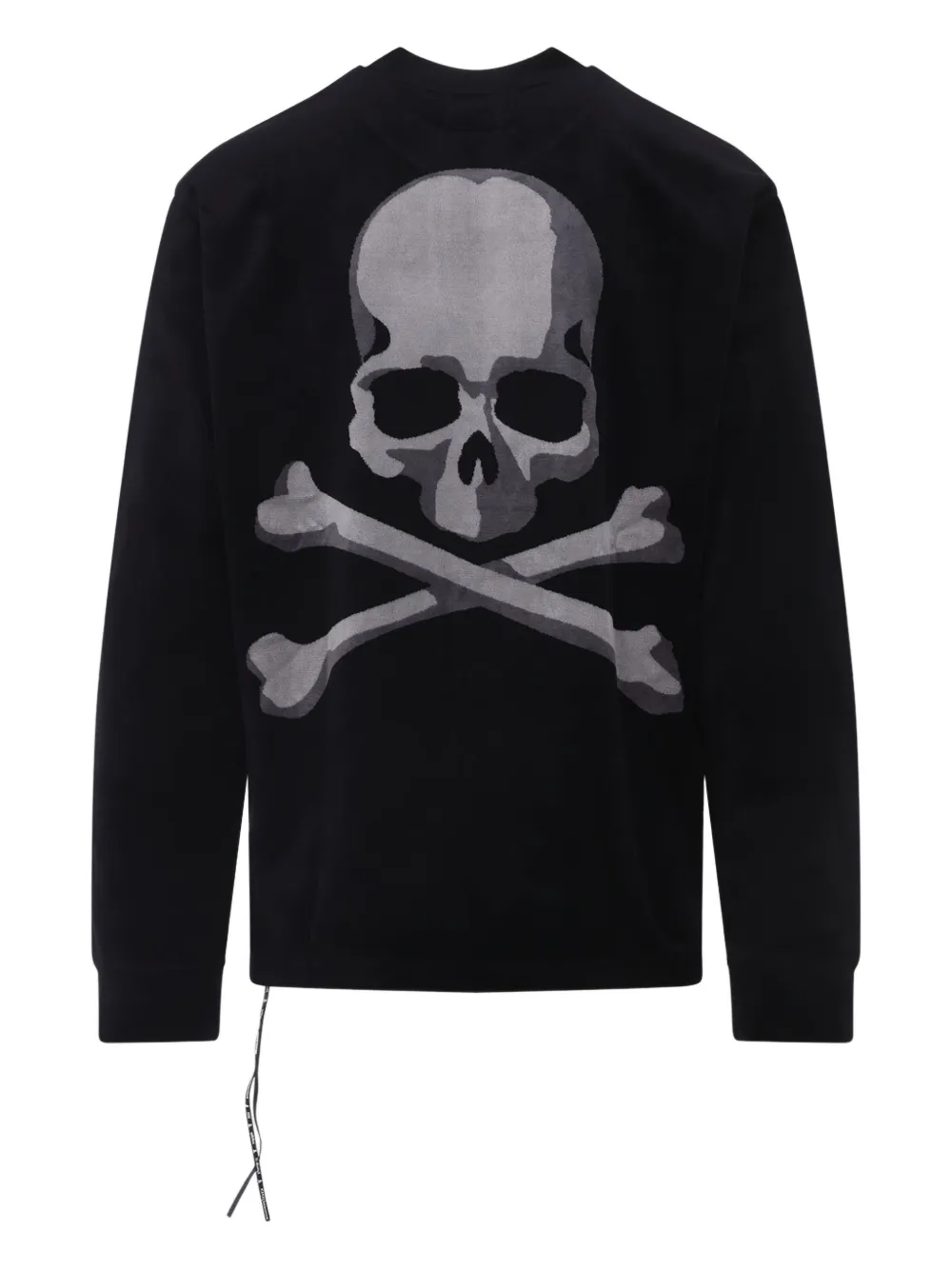 Mastermind Japan skull-embellished long-sleeve T-shirt - Zwart