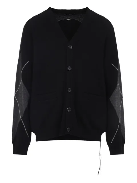 Mastermind World argyle cardigan