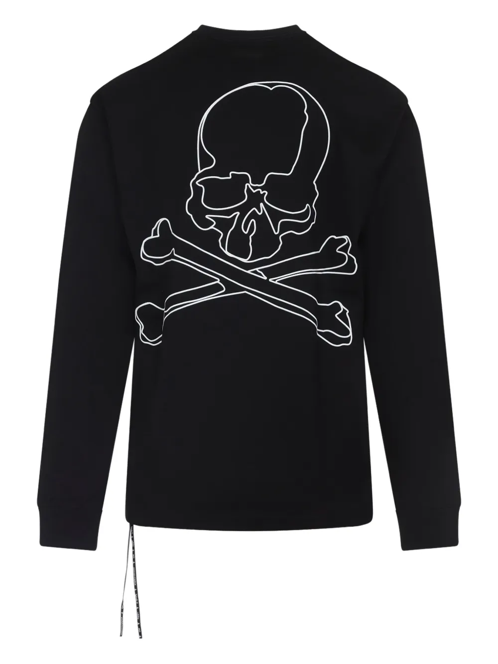 Mastermind Japan skull-print long-sleeve T-shirt - Zwart
