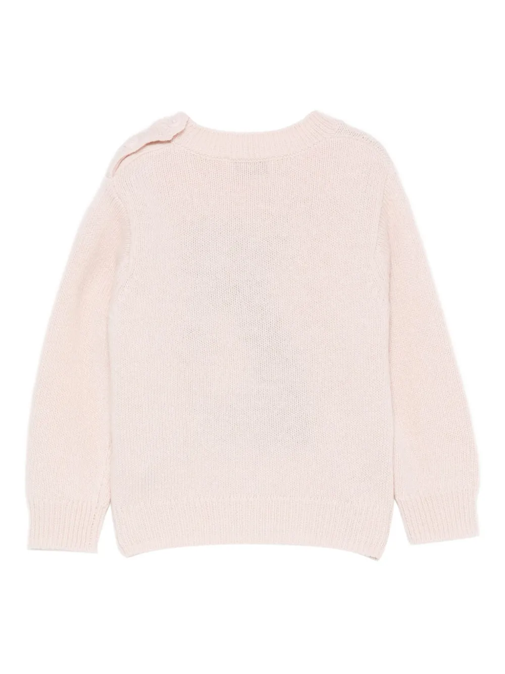 Il Gufo Intarsia-knit Sweater In Neutral