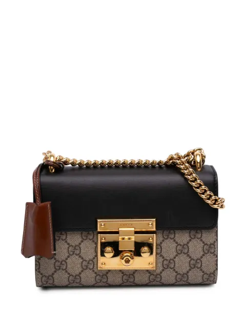 Gucci Pre-Owned 2016-2025 Small GG Supreme Padlock crossbody bag