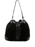 Gucci Pre-Owned 2016-2025 Suede bucket bag - Black