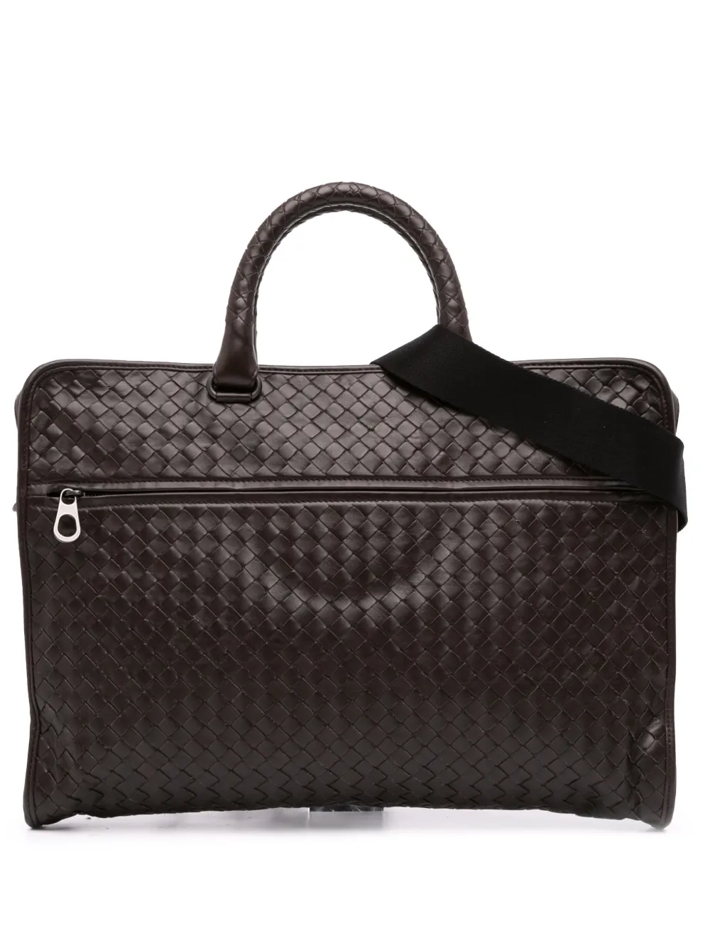 Bottega Veneta Pre-Owned 2012-2025 Nappa Intrecciato business bag | Brown | Image 1