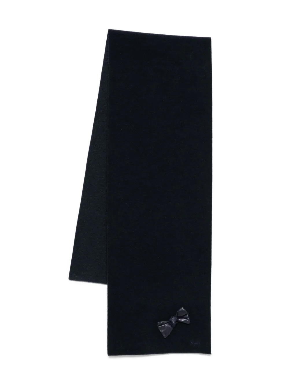 Il Gufo Kids' Bow-appliqué Scarf In Blue