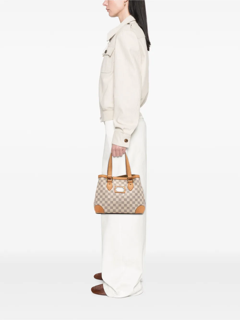 Louis Vuitton Pre-Owned 2009 Damier Azur Hampstead PM tote bag | Pre-Owned | Image 2