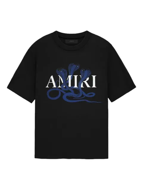 AMIRI Glitte Snake logo-print T-shirt
