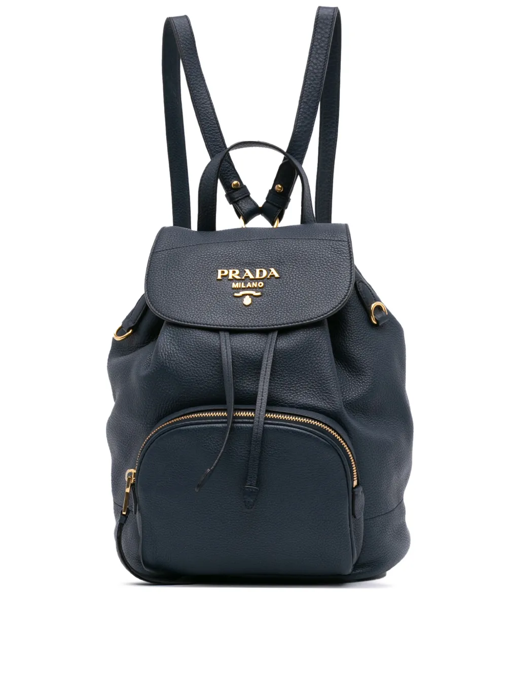 Prada Pre-Owned شنطة ظهر 'فيتيلو داينو' 2000-2025 | أزرق | Image 1